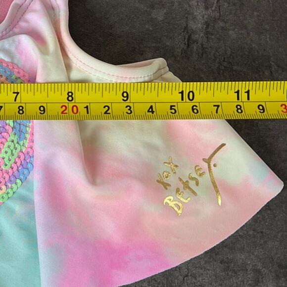 Betsy Johnson Small Swimsuit Top Baby Heart - Picture 5 of 5